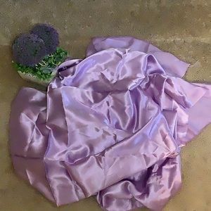 💜Lavender & pink satin material